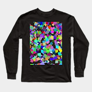 Colorful Shape Pattern Long Sleeve T-Shirt